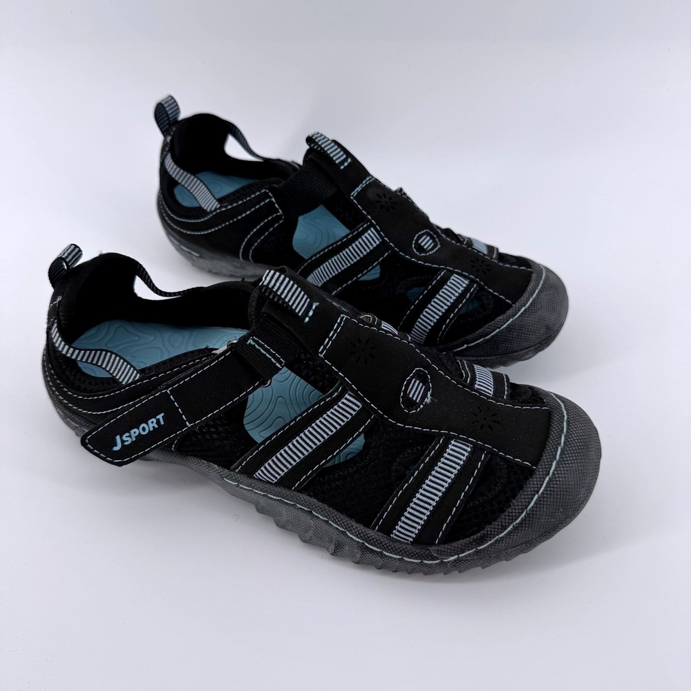 JSport Jambu Regatta Water Sport Walking Shoes Women 6.5 M Black Cool Blue - Picture 3 of 8